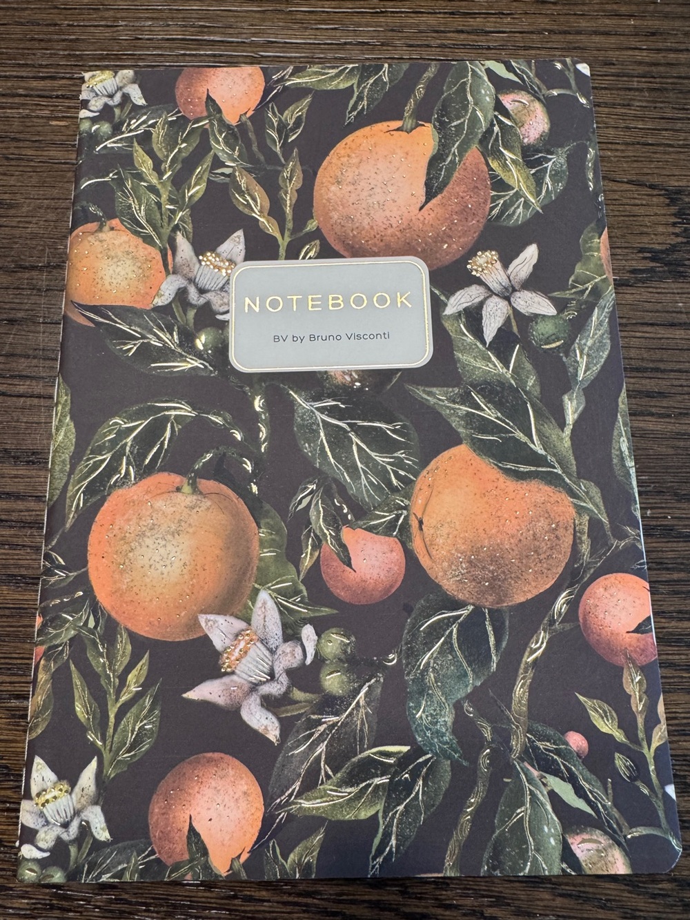 Bruno Visconti Soft Touch Oranges and Blossoms Notebook Journal A5 NEW